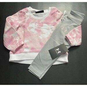 NWT Under Armour Sweater & Leggings Set Baby Girls size 18M